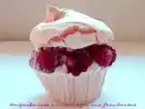 Recette Cupcake en meringue rose aux framboises