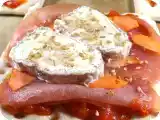 Recette Tartine à la buchette de chèvre fermière et bacon