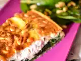 Recette Quiche épinard chèvre pignons de pin