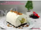Recette Bûche façon cheesecake (sans cuisson) aux oreo, éclats de daim et coeur cookie dough