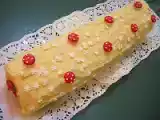 Recette Bûche pistache framboise et chocolat blanc