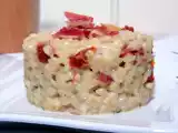 Recette Risotto de blé aux tomates séchées et pancetta
