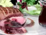 Recette Magret de canard rôti à la confiture de griottes acidulées