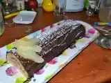 Recette Bûche crème de marron/poire