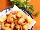Recette Beignets de crevettes aux herbes