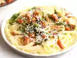 Recette Fettuccine aux tomates cerises