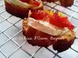Recette Bruschetta chèvre et poivrons