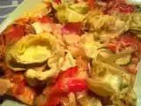 Recette Pizza aux légumes bacon & chèvre