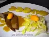 Recette Aiguillettes de canard à l’orange et ses cœurs de pommes de terre