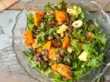 Recette Salade de kale, quinoa et lentilles