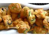 Recette Mini cakes feta courgettes olives (sans gluten)