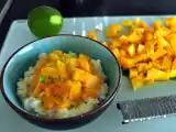 Recette Riz au lait vanillé & mangue zeste de citron vert