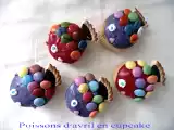 Recette Poisson d'avril en cupcake