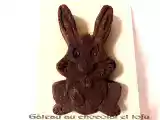 Recette Lapin de pâques au chocolat et au tofu (sans gras)