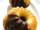 Recette Bundt cake marbré au chocolat (pâques)