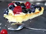 Recette Tarte myrtilles, framboises & groseilles