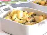 Recette Gratin de pâtes et courgettes au chèvre frais