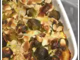 Recette Gratin de chou de bruxelles et amandes effilées