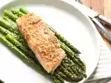 Recette Saumon et asperges au sirop d'érable et sésame