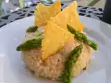 Recette Risotto aux asperges et au mascarpone – tuiles au parmesan