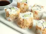 Recette California makis croustillants au concombre & fromage frais