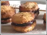 Recette Macaron rocher à la ganache au chocolat (ganache chocolat)