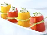 Recette Roulés apéritifs au poivron grillé
