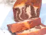 Recette Cake marbré aux deux chocolats