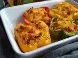 Recette Poivrons farcis au poulet