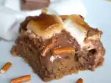 Recette S'mores cookie bars aux pretzel & beurre de cacahuète