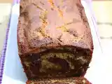 Recette Cake marbré aux deux chocolats