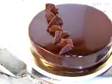 Recette Le caraque {entremets chocolat, vanille, praliné}