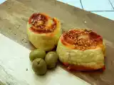 Recette Roulés poivrons, olives.