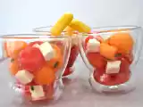 Recette Salade fraicheur {fêta, melon, pastéque & coriandre fraiche}