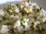 Recette Risotto aux petits pois, artichauts et poulet