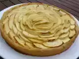 Recette Tarte aux pommes et à la crème pâtissiere