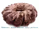 Recette Gateau très cacao aux poires