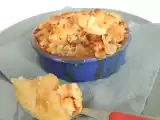 Recette Crumble pomme poire & figue, caramel beurre salé