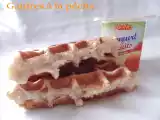 Recette Gaufres à la pêche
