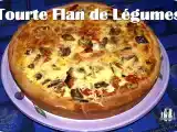 Recette Tourte flan de légumes
