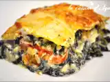 Recette Lasagnes aux épinards pignons et feta
