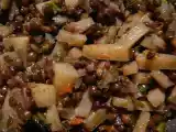 Recette Curry sec des lentilles béluga