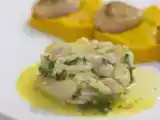 Recette Saint jacques, maigre et purée de butternut