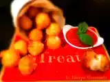 Recette Beignets de mozzarella accompagnés de leur marinara sauce