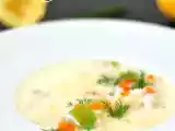 Recette Soupe grecque à l’avgolemono {poulet & citron}
