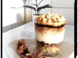 Recette Poêlé de banane crumble petite chocolat sous mousse au chocolat blanc caramélisée