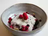 Recette Tiramisu au sésame noir et fruits rouges
