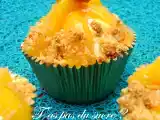 Recette Cupcakes à la mangue, mascarpone au citron vert et crumble citronné