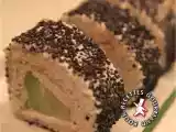 Recette Roulés de pain de mie concombre thon chavroux façon maki