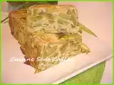 Recette Terrine de courgette au basilic.